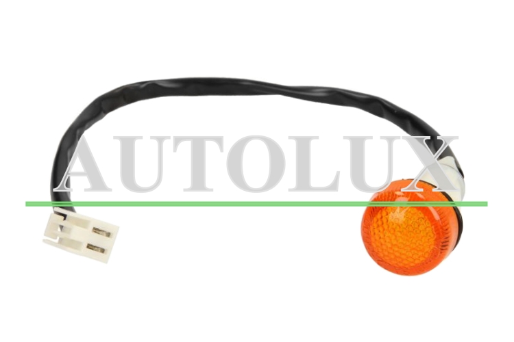 Piloto lateral fiat cinquecento 1992-1998 ambar / con cable / reversible.  Referencia OE:7595373