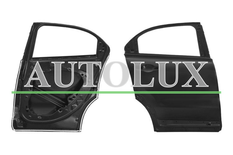 Puerta fiat 500x 2015-2018 trasera derecha.  Referencia OE:52048720