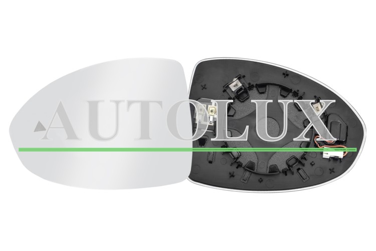 Cristal espejo retrovisor fiat 500e 2020-> con soporte / termico / side assist / convexo / izquierdo.  Referencia OE:6000630297
