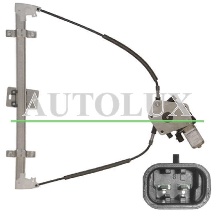 Elevalunas ford escort 1992-1995 3 puertas / electrico / con motor / 2 pins / delantero izquierdo.  Referencia OE:1031861