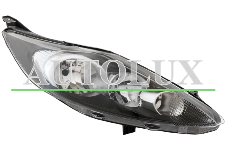 Faro delantero ford fiesta 2008-2013 base negra / derecho.  Referencia OE:1524268