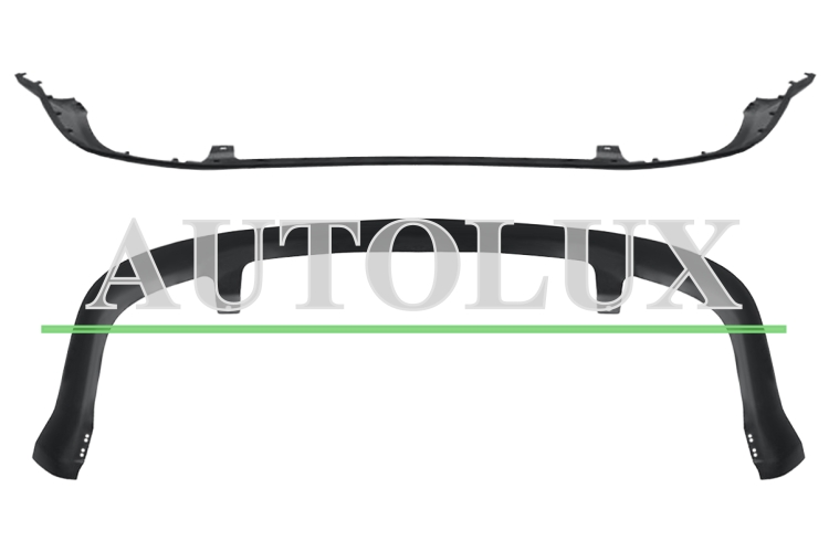 Spoiler ford focus 2005-2008 parachoques trasero / 4 puertas.  Referencia OE:1364662