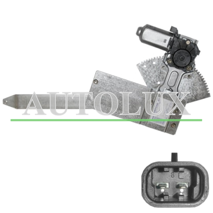 Elevalunas ford transit 1994-2000 electrico / con motor / 2 pins / delantero izquierdo.  Referencia OE:1052177