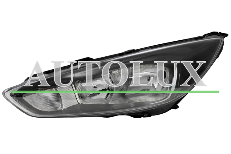 Faro delantero ford focus 2015-2018 base negra / lampara h7+h1 / izquierdo.  Referencia OE:1866248