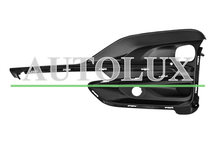 Rejilla ford kuga 2019-2024 parachoques delantero / modelo st-line / con sensor / negra brillante / izquierda.  Referencia OE:2498504