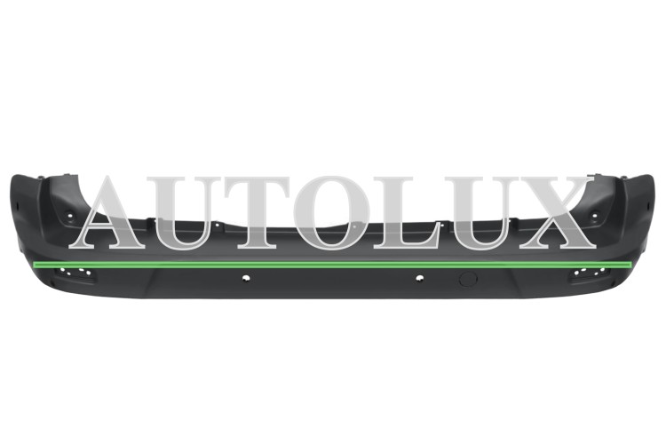 Parachoques ford transit connect 2014-2018 trasero / con 6 sensor / con park assist.  Referencia OE:2374030