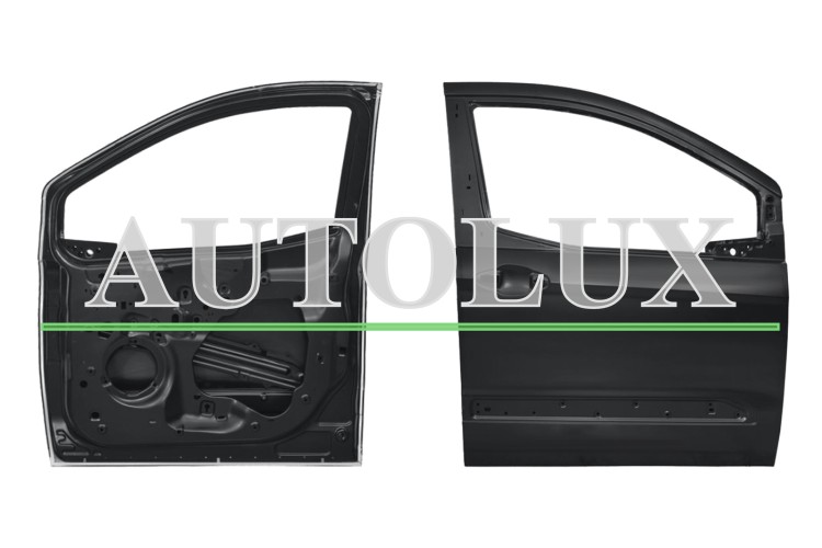 Puerta ford tourneo courier 2018-2023 delantera derecha.  Referencia OE:2595351
