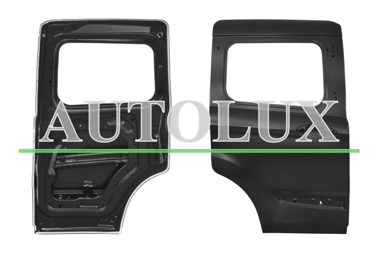 Puerta ford transit courier 2018-2023 trasera derecha.  Referencia OE:2484920