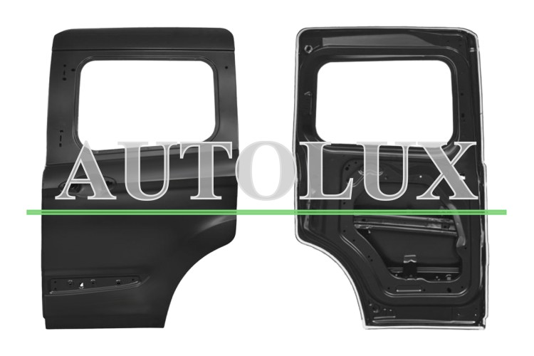 Puerta ford transit courier 2014-2018 trasera izquierda.  Referencia OE:2673886