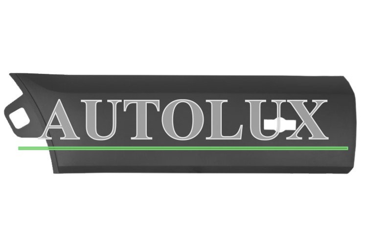 Moldura puerta ford transit 2014-2019 delantera / con agujero piloto / gris oscuro / izquierda.  Referencia OE:1874793