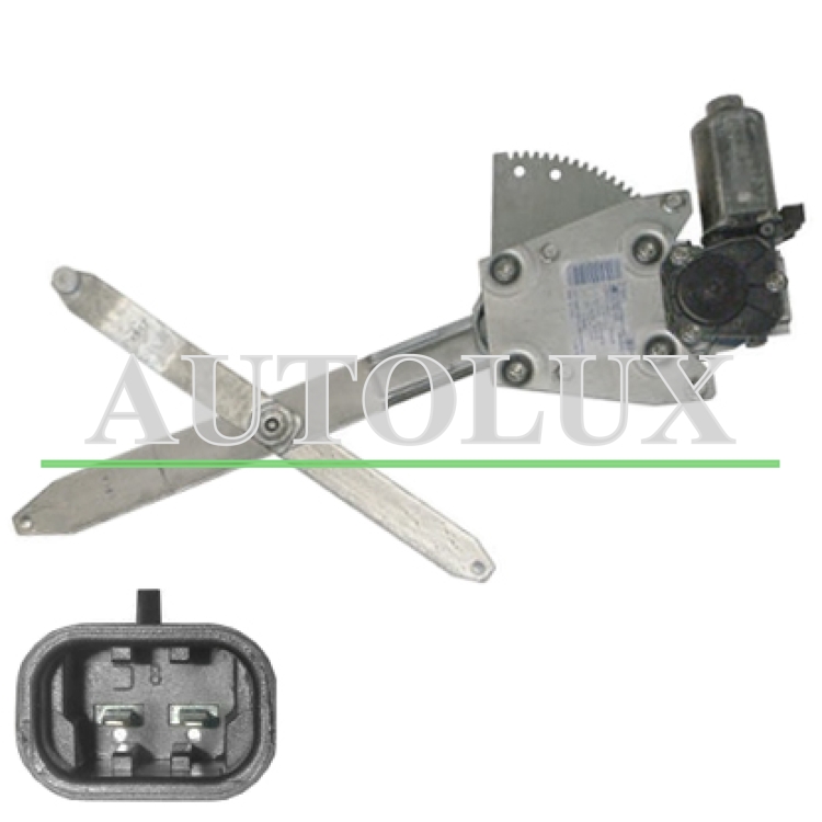 Elevalunas honda civic 1992-1996 3 puertas / electrico / con motor / 2 pins / delantero derecho.  Referencia OE:72211SR3J01
