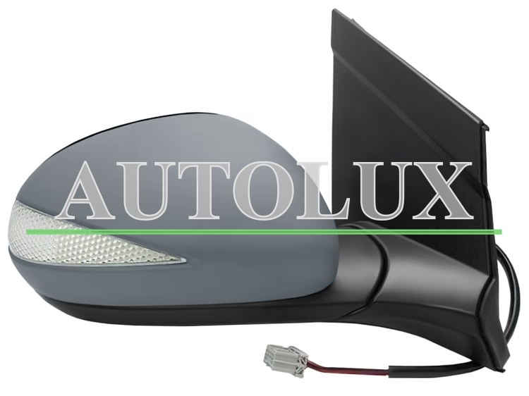 Espejo retrovisor honda civic 2006-2012 3/5 puertas / electrico / termico / piloto intermitente / abatible electricamente / imprimado / derecho.  Referencia OE:76201SMGG34