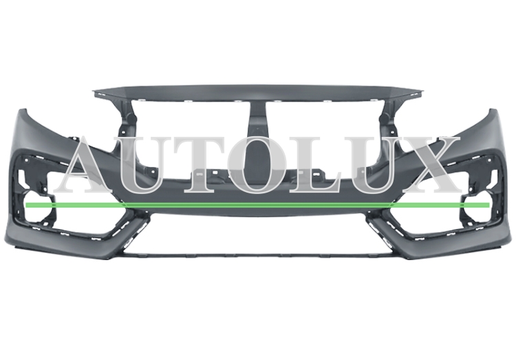 Parachoques honda civic 2016-2022 5 puertas / delantero / imprimado.  Referencia OE:71101TGGE00ZA