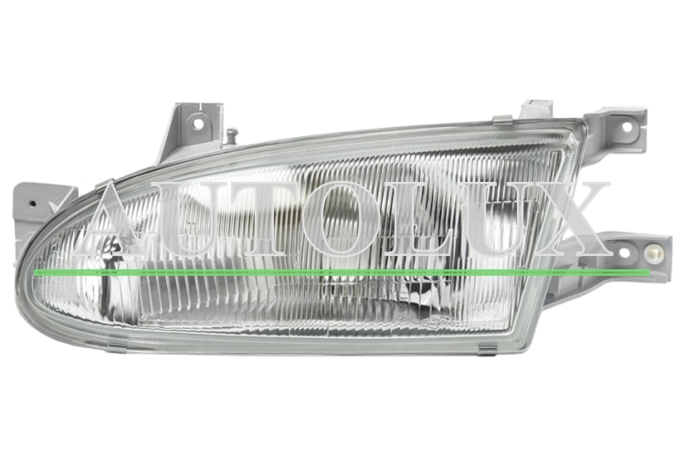 Faro delantero hyundai accent 1995-1997 4/5 puertas / manual / izquierdo.  Referencia OE:92105