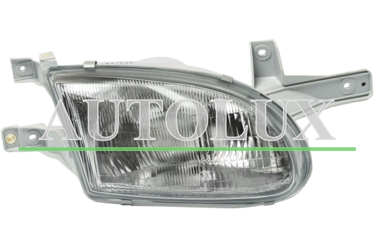 Faro delantero hyundai accent 1997-2000 electrica / derecho.  Referencia OE:92106