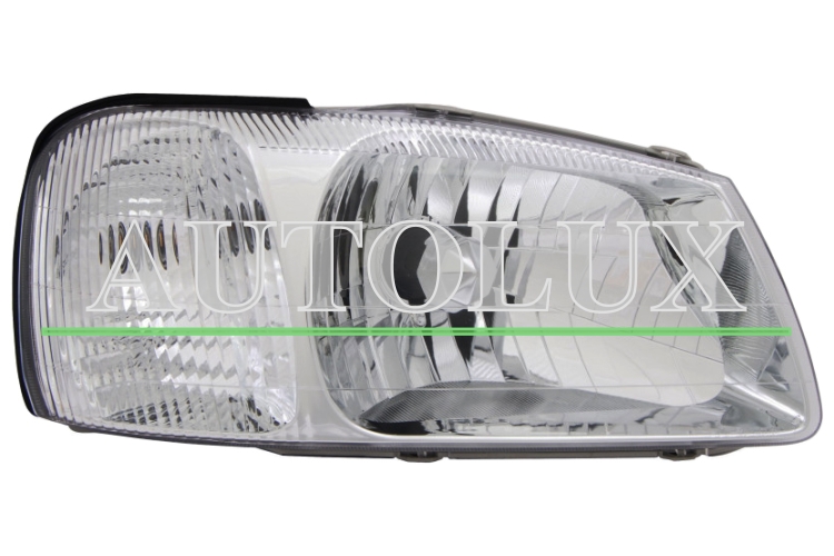 Faro delantero hyundai accent 2000-2003 sin luz de posicion / manual / derecho.  Referencia OE:92102