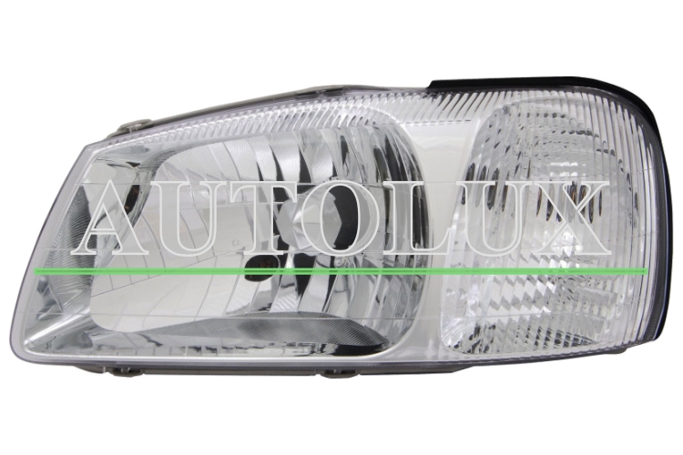 Faro delantero hyundai accent 2000-2003 con luz de posicion / electrica / izquierdo.  Referencia OE:92110