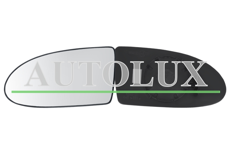 Cristal espejo retrovisor hyundai accent 2007-2011 con soporte / convexo / izquierdo.  Referencia OE:876111E010