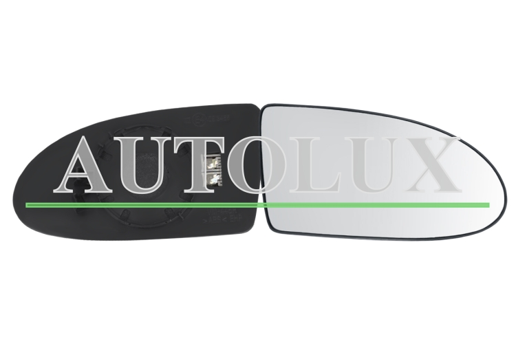 Cristal espejo retrovisor hyundai accent 2007-2011 con soporte / termico / convexo / derecho.  Referencia OE:876211E100