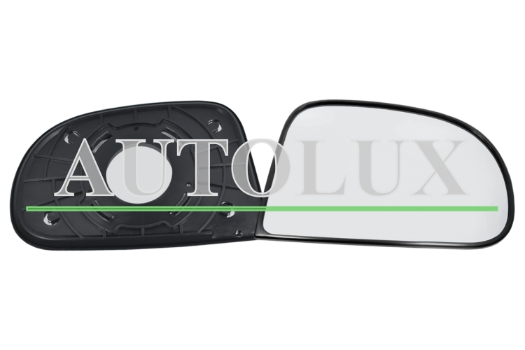 Cristal espejo retrovisor hyundai atos 2003-2008 con soporte / convexo / derecho.  Referencia OE:8762102300