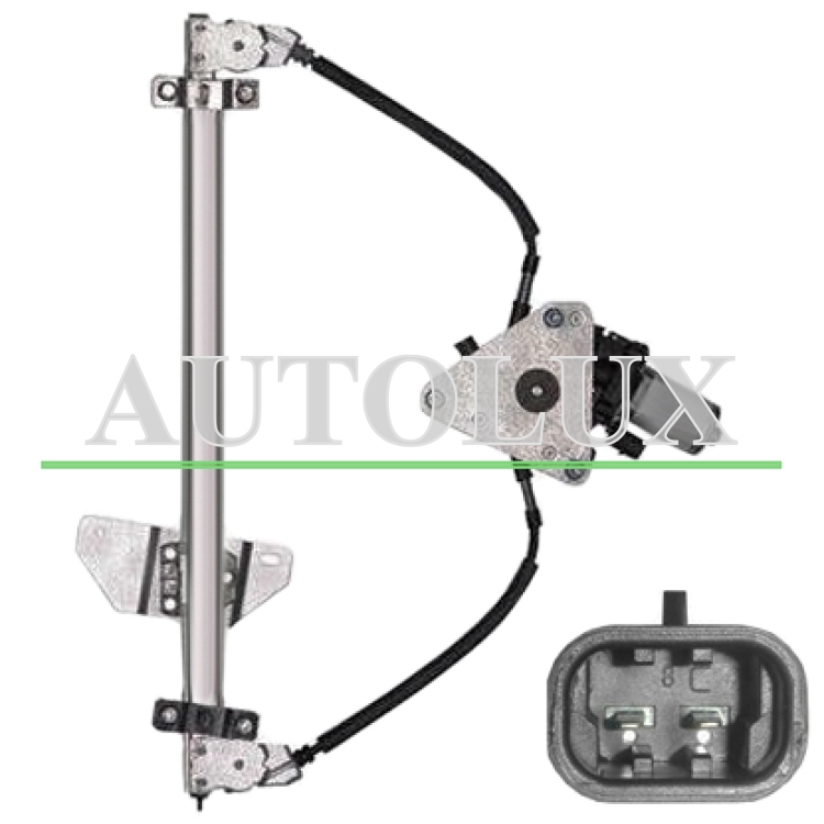 Elevalunas hyundai getz 2002-2005 5 puertas / electrico / con motor / 2 pins / delantero izquierdo.  Referencia OE:824031C010