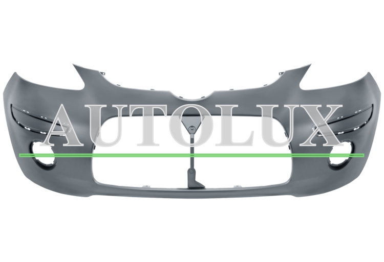 Parachoques hyundai i10 2008-2010 delantero / imprimado.  Referencia OE:865120X000