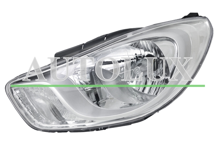 Faro delantero hyundai i10 2010-2013 base cromada / izquierdo.  Referencia OE:92101
