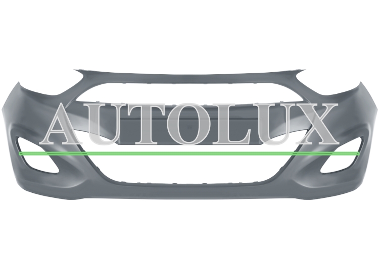 Parachoques hyundai i10 2010-2013 delantero / imprimado.  Referencia OE:865110X200