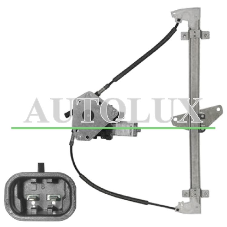 Elevalunas hyundai lantra 1999-2001 electrico / con motor / 2 pins / delantero derecho.  Referencia OE:8240429010