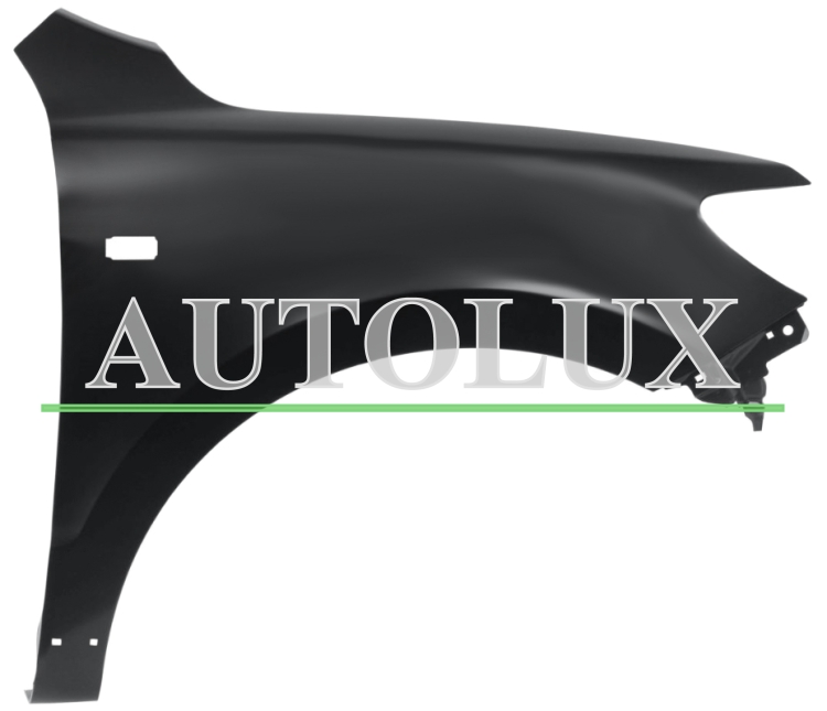 Aleta hyundai santa fe 2006-2009 delantera / con piloto / con moldura / derecha.  Referencia OE:663202B270