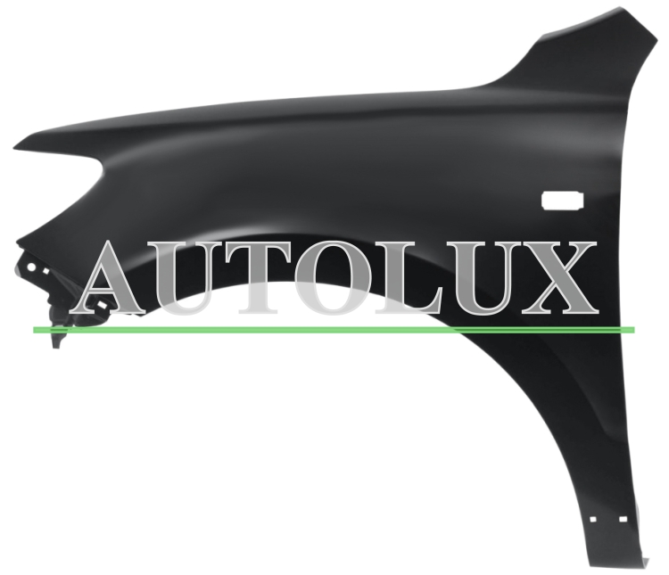 Aleta hyundai santa fe 2006-2009 delantera / con piloto / con moldura / izquierda.  Referencia OE:663102B270