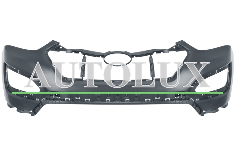 Parachoques hyundai santa fe 2012-2016 delantero / superior / imprimado.  Referencia OE:865112W000