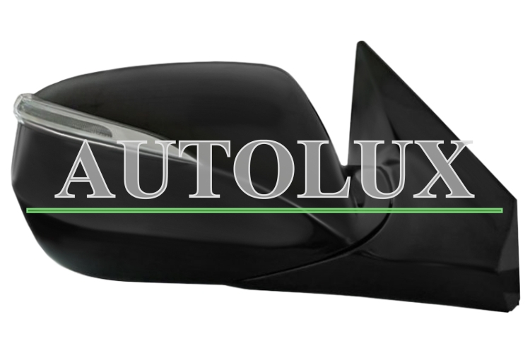 Espejo retrovisor hyundai santa fe 2012-2016 electrico / termico / piloto intermitente / luz cortesia / abatible electricamente / derecho.  Referencia OE:876202W033