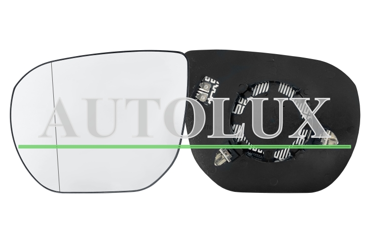 Cristal espejo retrovisor hyundai santa fe 2012-2016 con soporte / termico / asferico / izquierdo.  Referencia OE:876112W010