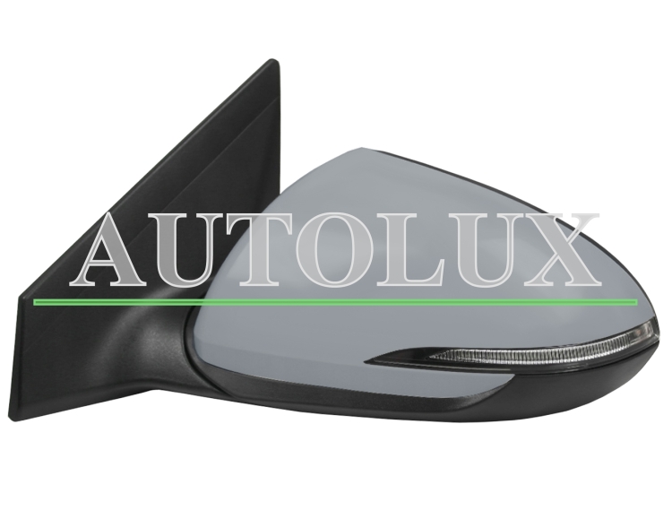 Espejo retrovisor hyundai elantra 2016-2019 electrico / termico / piloto intermitente / abatible electricamente / side assist / imprimado / izquierdo.  Referencia OE:87610F2060