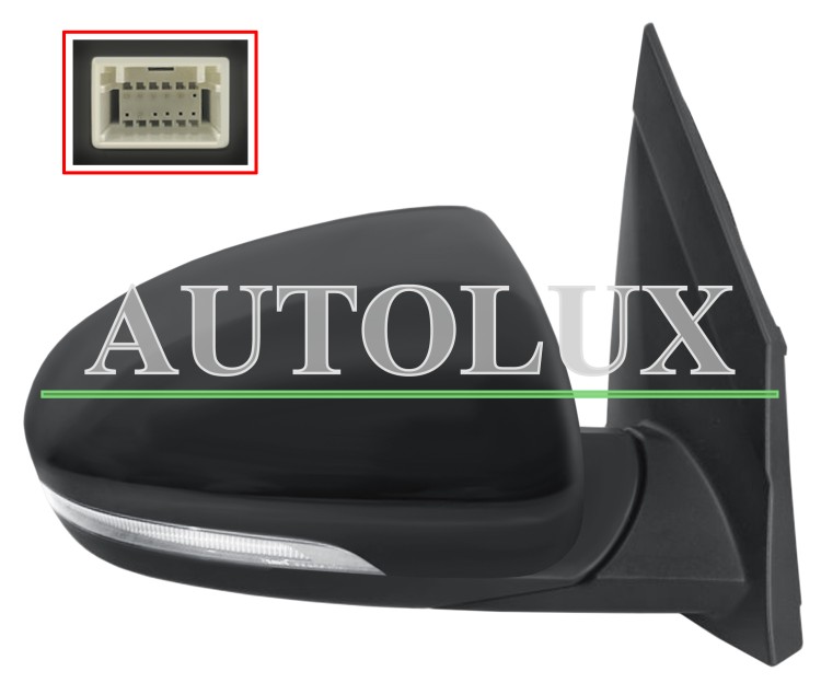 Espejo retrovisor hyundai tucson 2015-2018 electrico / termico / piloto intermitente / derecho