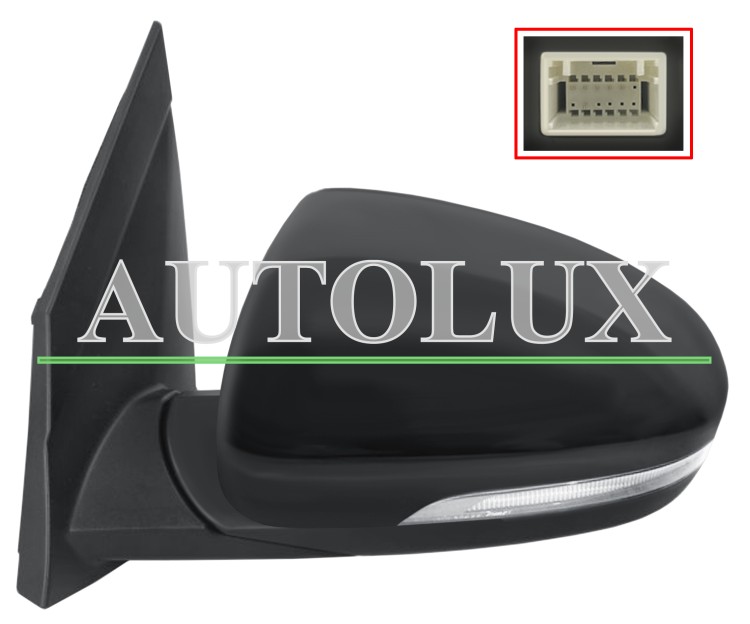 Espejo retrovisor hyundai tucson 2015-2018 electrico / termico / piloto intermitente / izquierdo