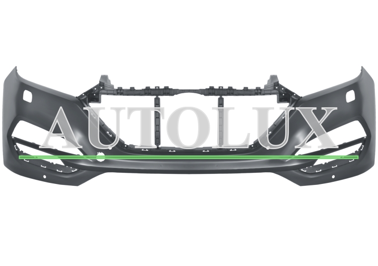 Parachoques hyundai tucson 2015-2018 delantero / con lavafaros / con sensor / imprimado.  Referencia OE:86540D7130
