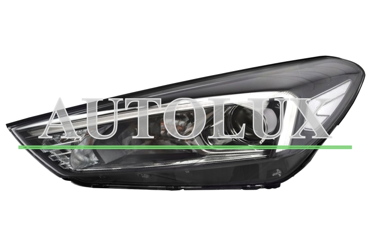 Faro delantero hyundai tucson 2018-2020 lampara h7+hb3 / izquierdo.  Referencia OE:92101