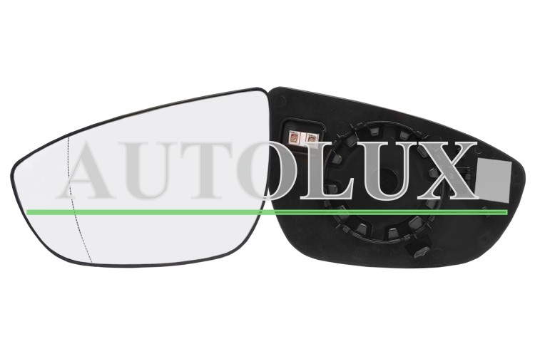 Cristal de retrovisor HYUNDAI I20 2020-> izquierdo - Ref. OE: 87611Q0100 Cristal espejo retrovisor hyundai i20 2020-> con soporte / termico / asferico / izquierdo.  Referencia OE:87611Q0100