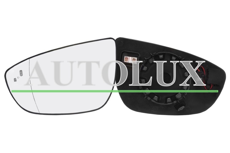 Cristal de retrovisor HYUNDAI I20 2020-> izquierdo - Ref. OE: 87611Q0110 Cristal espejo retrovisor hyundai i20 2020-> con soporte / termico / side assist / asferico / izquierdo.  Referencia OE:87611Q0110