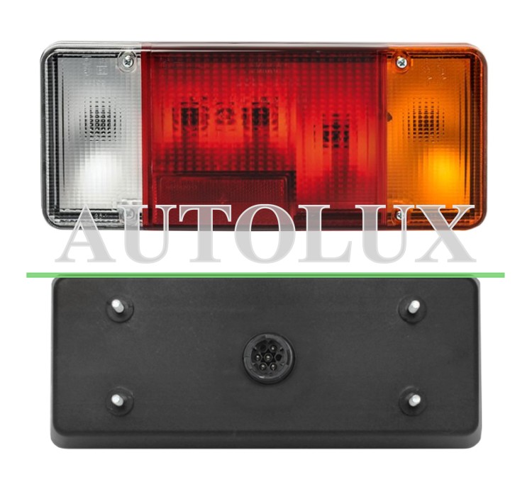 Piloto trasero iveco daily 1999-2006 modelo pick up / con portabombillas / derecho.  Referencia OE:500341496