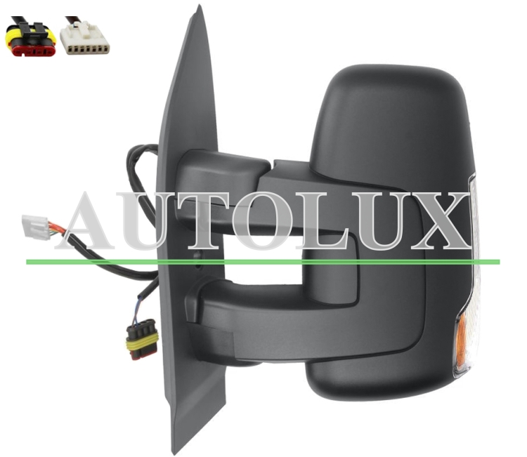 Espejo retrovisor iveco daily 2019-> brazo corto / electrico / termico / piloto intermitente / izquierdo.  Referencia OE:5801552556