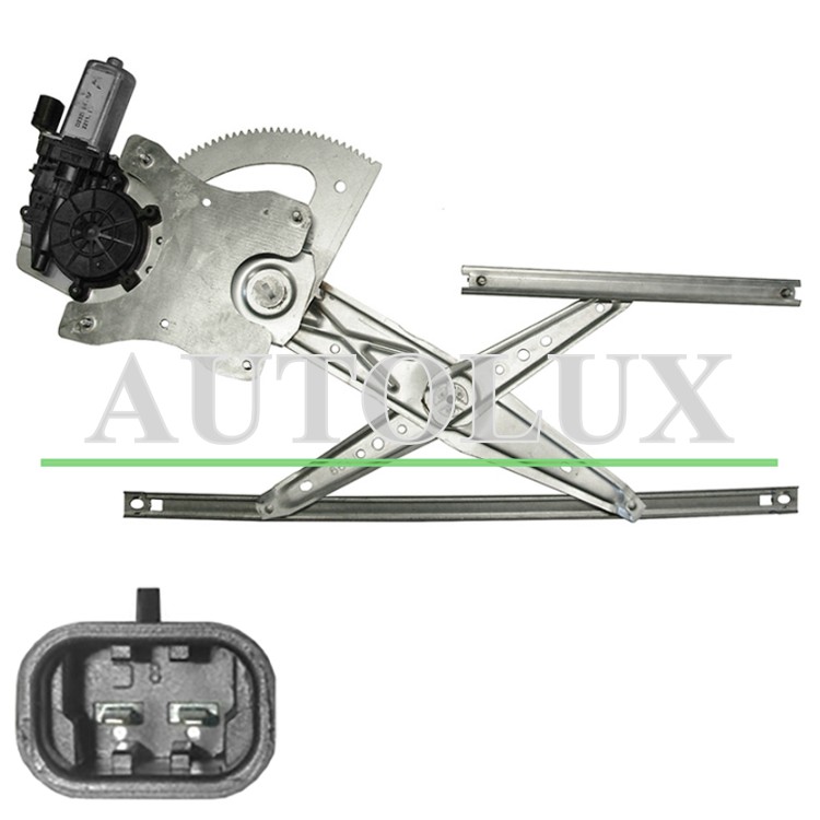 Elevalunas kia carens 2002-2006 electrico / con motor / 2 pins / delantero derecho