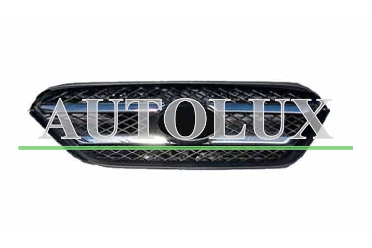 Rejilla frente kia carens 2006-2013 negra / cromada.  Referencia OE:863901D001