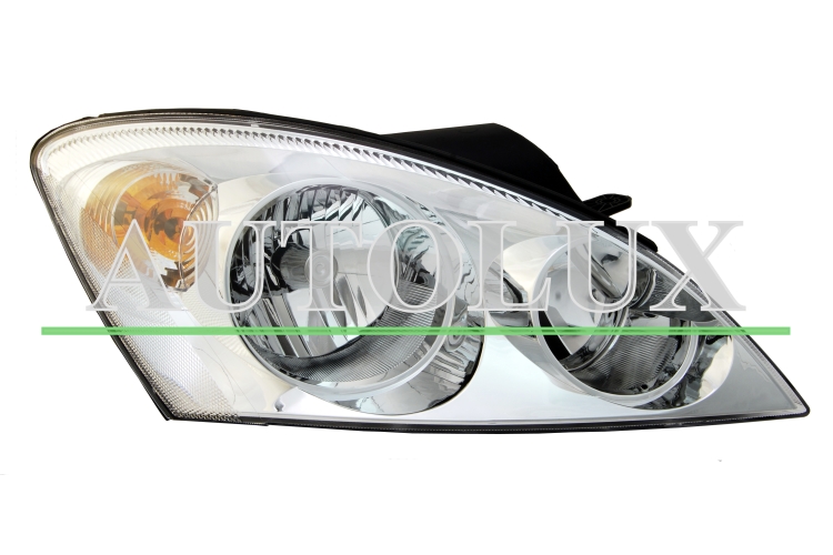 Faro delantero kia ceed 2007-2009 base cromada / derecho.  Referencia OE:921021H000