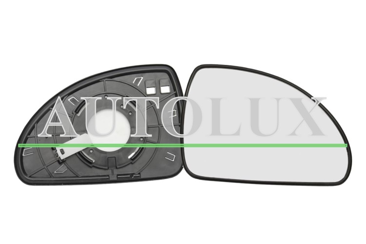 Cristal espejo retrovisor kia ceed 2007-2009 con soporte / convexo / derecho.  Referencia OE:876211H500