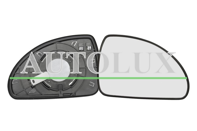 Cristal espejo retrovisor kia ceed 2007-2009 con soporte / termico / convexo / derecho.  Referencia OE:876211H550