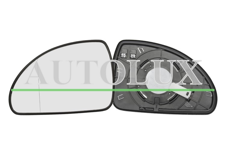 Cristal espejo retrovisor kia ceed 2007-2009 con soporte / termico / asferico / izquierdo.  Referencia OE:876111H100