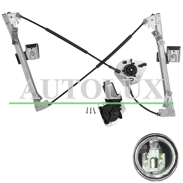 Elevalunas kia ceed 2007-2009 3 puertas / electrico / con motor / 2 pins / delantero izquierdo.  Referencia OE:82471